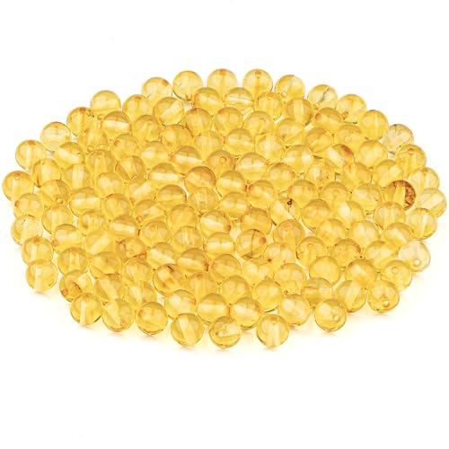 Bernstein Rund Perlen - Poliert und Roh 100% Naturliche Baltischen Harz Stein 5 mm Lose mit Locher fur Basteln Mehrere Farben – Amber Culture Bernstein Rund Perlen - Poliert und Roh 100% Naturliche Baltischen Harz Stein 5 mm Lose mit Locher fur Basteln Mehrere Farben – Amber Culture von Amber Culture