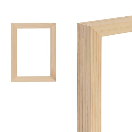 Ambiance Gallery Bilderrahmen, unbehandeltes Holz, Rückseite offen, kein Glas, 3,8 cm tief 5x7 Unfinished Ambiance Gallery Bilderrahmen, unbehandeltes Holz, Rückseite offen, kein Glas, 3,8 cm tief 5x7 Unfinished von Ambiance Framing