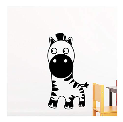 Ambiance-Live Wandtattoo Kinder Zebra 55 x 30 cm Schwarz von Ambiance Sticker