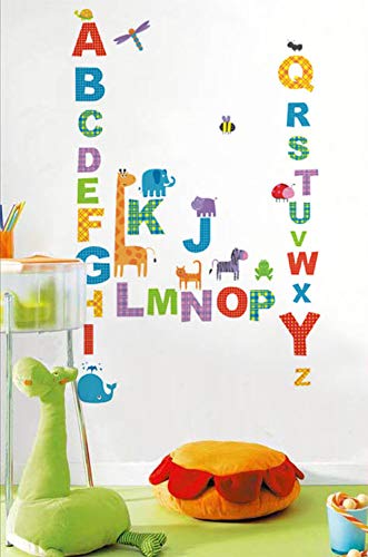 Ambiance-Live Alphabet and animals kidmeter for children wall decal von Ambiance Sticker