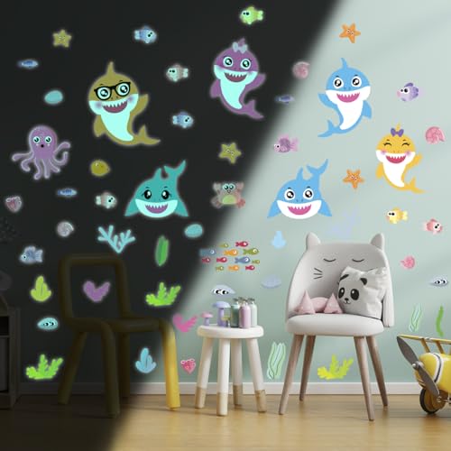 Ambiance Sticker Leuchtender Wandaufkleber für Decke, Kinder, fluoreszierend, Meerestiere – H 160 x L 120 cm Ambiance Sticker Leuchtender Wandaufkleber für Decke, Kinder, fluoreszierend, Meerestiere – H 160 x L 120 cm von Ambiance Sticker