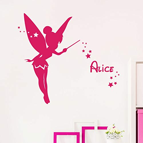 Ambiance Sticker Personalisierte Namensaufkleber | Wandtattoo Fee | Kinderzimmer | 2 Bögen à 40 x 25 cm | Fuchsia Ambiance Sticker Personalisierte Namensaufkleber | Wandtattoo Fee | Kinderzimmer | 2 Bögen à 40 x 25 cm | Fuchsia von Ambiance Sticker