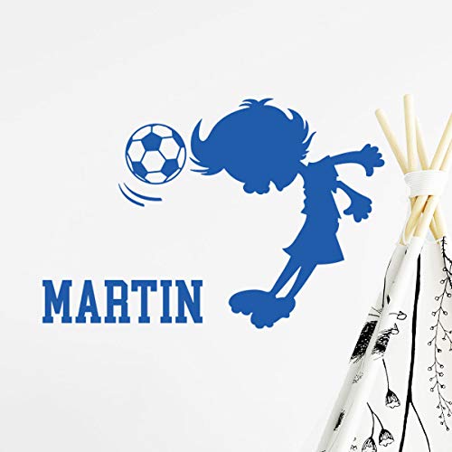 Personalisierter Vornamens-Sticker, selbstklebend, personalisierbar, für Kinderzimmer, 2 Bögen mit 30 x 30 cm und 60 x 25 cm, Marineblau Personalisierter Vornamens-Sticker, selbstklebend, personalisierbar, für Kinderzimmer, 2 Bögen mit 30 x 30 cm und 60 x 25 cm, Marineblau von Ambiance Sticker