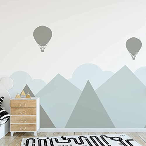Wandsticker Kinder Deko Babyzimmer Wandsticker Kinder Wandsticker skandinavische Berge Skandinavische H80 x L 105 cm Wandsticker Kinder Deko Babyzimmer Wandsticker Kinder Wandsticker skandinavische Berge Skandinavische H80 x L 105 cm von Ambiance Sticker