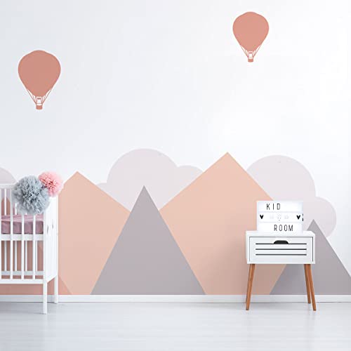Wandsticker Kinder Deko Babyzimmer Wandsticker Kinder Wandsticker skandinavische Berge Stockholm H80 x L 105 cm Wandsticker Kinder Deko Babyzimmer Wandsticker Kinder Wandsticker skandinavische Berge Stockholm H80 x L 105 cm von Ambiance Sticker