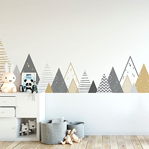 Wandsticker Kinder Deko Babyzimmer Wandsticker Kinder Wandsticker skandinavische Berge Zelinka H120 x L200 cm Wandsticker Kinder Deko Babyzimmer Wandsticker Kinder Wandsticker skandinavische Berge Zelinka H120 x L200 cm von Ambiance Sticker