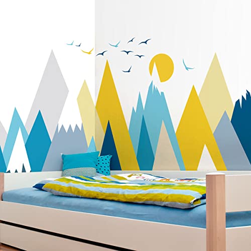 Wandsticker Kinder Dekoration Babyzimmer Wandtattoo Kinder Wandaufkleber Skandinavisch Wandsticker Riesen Berge Skandinavien Babyka Wandsticker H60 x 100 cm Wandsticker Kinder Dekoration Babyzimmer Wandtattoo Kinder Wandaufkleber Skandinavisch Wandsticker Riesen Berge Skandinavien Babyka Wandsticker H60 x 100 cm von Ambiance Sticker