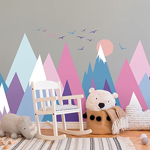 Wandsticker Kinder Dekoration Babyzimmer Wandtattoo Kinder Wandaufkleber Skandinavisch Wandsticker Riesen Berge Skandinavien Chika H60 x B90 cm Wandsticker Kinder Dekoration Babyzimmer Wandtattoo Kinder Wandaufkleber Skandinavisch Wandsticker Riesen Berge Skandinavien Chika H60 x B90 cm von Ambiance Sticker