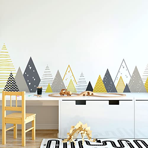 Wandsticker Kinder Dekoration Babyzimmer Wandtattoo Kinder Wandaufkleber Skandinavische Wandsticker Riesen Berge Skandinavian Ravika H60 x B100 cm Wandsticker Kinder Dekoration Babyzimmer Wandtattoo Kinder Wandaufkleber Skandinavische Wandsticker Riesen Berge Skandinavian Ravika H60 x B100 cm von Ambiance Sticker