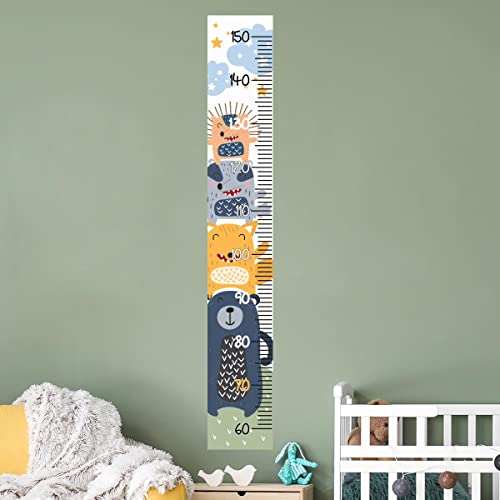 Wandtattoo Messlatte | Aufkleber für Scherztiere – Wanddekoration für Kinderzimmer | 1 Bögen à 30 x 50 cm Wandtattoo Messlatte | Aufkleber für Scherztiere – Wanddekoration für Kinderzimmer | 1 Bögen à 30 x 50 cm von Ambiance Sticker