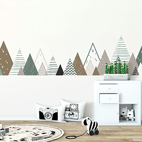 Wandtattoos für Kinder – Dekoration Babyzimmer – selbstklebend Riesen-Wandaufkleber Kinder Skandinavische Berge Tinaka – 50 x 85 cm Wandtattoos für Kinder – Dekoration Babyzimmer – selbstklebend Riesen-Wandaufkleber Kinder Skandinavische Berge Tinaka – 50 x 85 cm von Ambiance Sticker