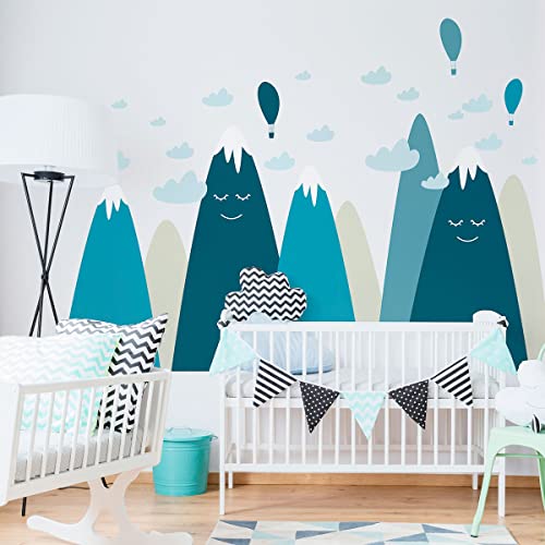 Wandtattoos für Kinder – Dekoration für Babyzimmer – selbstklebend, riesig Wandtattoo für Kinder, skandinavische Berge – 70 x 105 cm Wandtattoos für Kinder – Dekoration für Babyzimmer – selbstklebend, riesig Wandtattoo für Kinder, skandinavische Berge – 70 x 105 cm von Ambiance Sticker