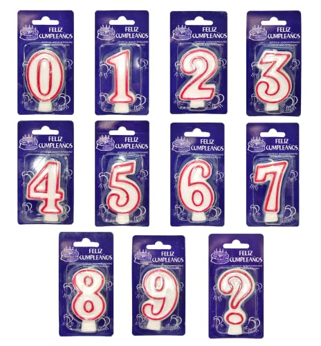 Geburtstagskerzen 11er Pack 0123456789?, Wachskerzen für Party und Geburtstag, Wachskerzen mit Pflanzenwachs Geburtstagskerzen 11er Pack 0123456789?, Wachskerzen für Party und Geburtstag, Wachskerzen mit Pflanzenwachs von ambientair
