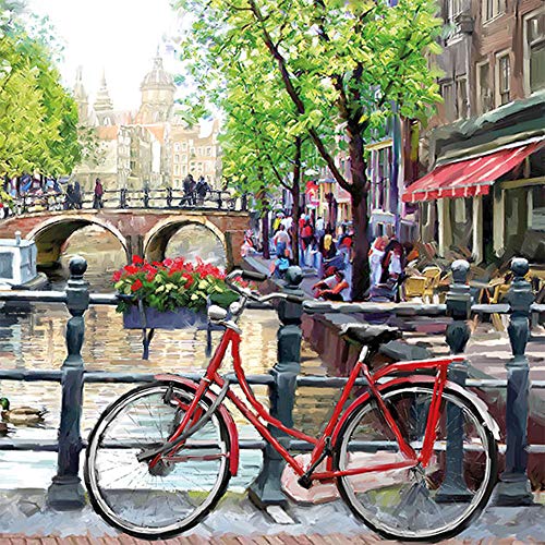 Ambiente Servietten Lunch / Party / ca. 33x33cm Amsterdam Canal von Ambiente