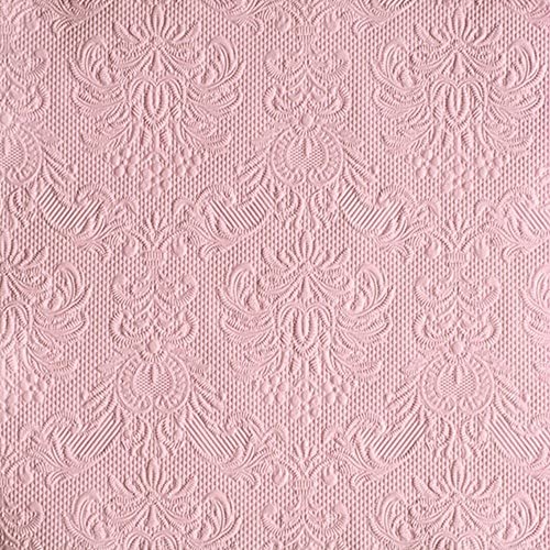 15 Servietten Elegance pastel rose | Tischdeko | Decoupage | Serviettentechnik 33x33cm von Ambiente