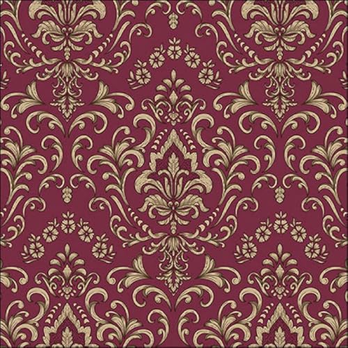 20 Ambiente Papierservietten "Barock Ornament Bordeaux" Vintage Tischdekoration mit Motiv auch für Party oder Decoupage 33x33cm 20 Ambiente Papierservietten "Barock Ornament Bordeaux" Vintage Tischdekoration mit Motiv auch für Party oder Decoupage 33x33cm von Ambiente
