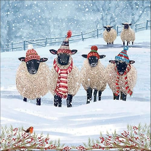 20 Ambiente Papierservietten Warme Winter Wollige Vintage Tischdeko mit Motiv auch für Party oder Decoupage 33x33cm 20 Ambiente Papierservietten Warme Winter Wollige Vintage Tischdeko mit Motiv auch für Party oder Decoupage 33x33cm von Ambiente