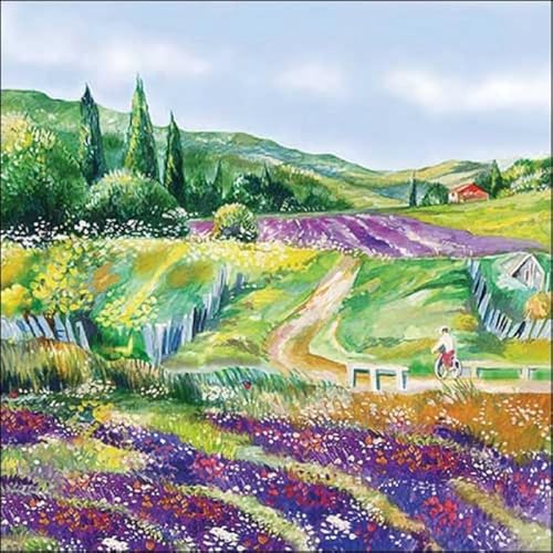 Ambiente 20 Servietten Lavendel Landschaft Ambiente 20 Servietten Lavendel Landschaft von Ambiente