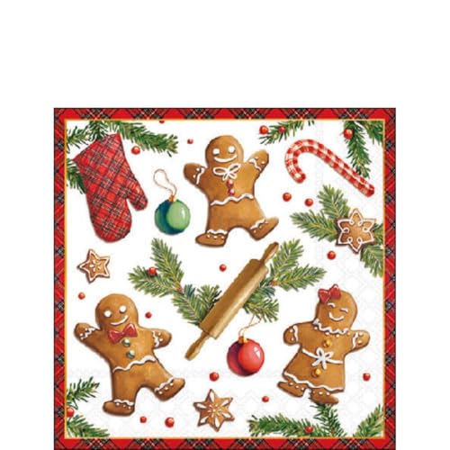 Ambiente Servietten Cocktail Kaffee Papierservietten 25 x 25 cm / 20 Stck. Lebkuchen Zweige Weihnachtsmotiv für Tischdekoration Basteln und Decoupage Ambiente Servietten Cocktail Kaffee Papierservietten 25 x 25 cm / 20 Stck. Lebkuchen Zweige Weihnachtsmotiv für Tischdekoration Basteln und Decoupage von Ambiente