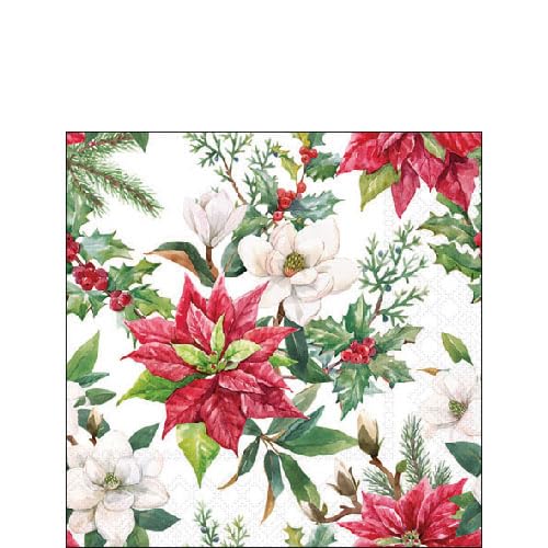 Ambiente Servietten Cocktail Kaffee Papierservietten 25 x 25 cm / 20 Stck. Weihnachtsblumen Christstern Poinsettie für Tischdekoration Basteln und Decoupage Ambiente Servietten Cocktail Kaffee Papierservietten 25 x 25 cm / 20 Stck. Weihnachtsblumen Christstern Poinsettie für Tischdekoration Basteln und Decoupage von Ambiente