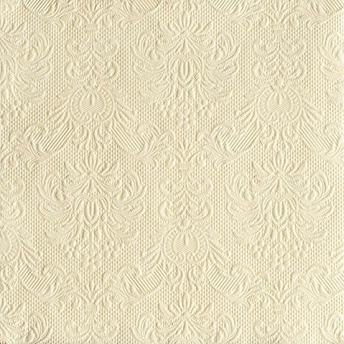 Ambiente Servietten Dinner/Party ca. 40x40 Elegance Cream - Hochzeit - Taufe geprägt Ambiente Servietten Dinner/Party ca. 40x40 Elegance Cream - Hochzeit - Taufe geprägt von Ambiente