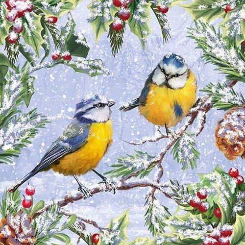 Serviette"Meisen im Winter" 20 Stück Serviette"Meisen im Winter" 20 Stück von Ambiente