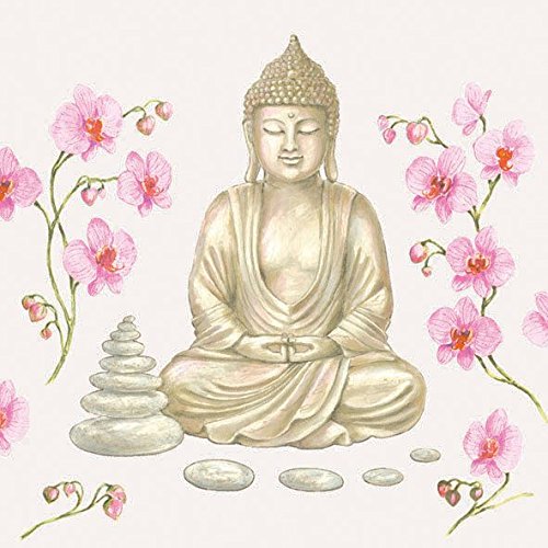 Serviette "Zen Buddha" 20 Stück von Ambiente
