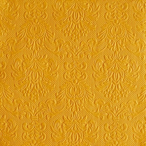 Servietten Papier 33x33cm 3-lagig 15 Stück mit Ornamenten geprägt - hochwertig & nachhaltig - Einweg Papierservietten für Hochzeit Dinner Gastronomie Party - Hochzeitsservietten Gelb Servietten Papier 33x33cm 3-lagig 15 Stück mit Ornamenten geprägt - hochwertig & nachhaltig - Einweg Papierservietten für Hochzeit Dinner Gastronomie Party - Hochzeitsservietten Gelb von Ambiente
