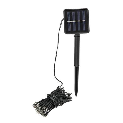 Solar LED Lichterkette für Außen, 100 Warmweiße LEDs, Wasserdicht, Dekorative Beleuchtung für Garten, Terrasse, Balkon, Party, Weihnachten (Lichterkette, 100er 5m) von Ambients