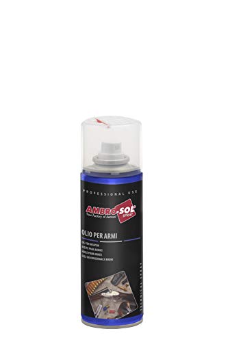 Ambro-Sol - OL106 Waffenöl, Schutzschmiermittel gegen Feuchtigkeit, Wasser und korrosive Substanzen, 200 ml 100% unendlich recyclebare Weißblech-Spraydose Ambro-Sol - OL106 Waffenöl, Schutzschmiermittel gegen Feuchtigkeit, Wasser und korrosive Substanzen, 200 ml 100% unendlich recyclebare Weißblech-Spraydose von Ambro-Sol