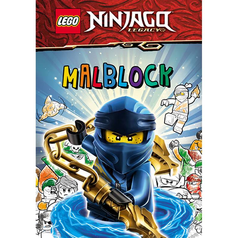 Lego® Ninjago® - Malblock, Gebunden von Ameet
