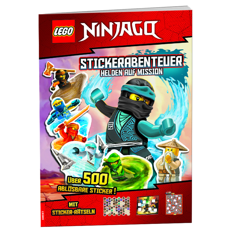 Lego® Ninjago® - Stickerabenteuer - Helden Auf Mission, Kartoniert (TB) von Ameet