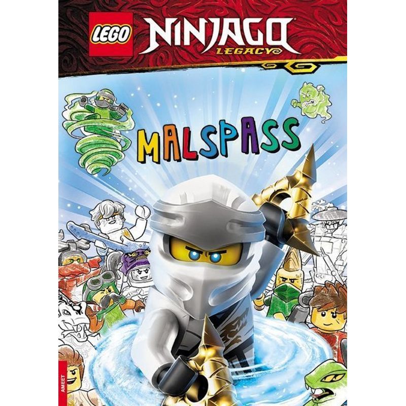 Lego® Ninjago® - Malspaß - Ameet Verlag, Kartoniert (TB) von Ameet