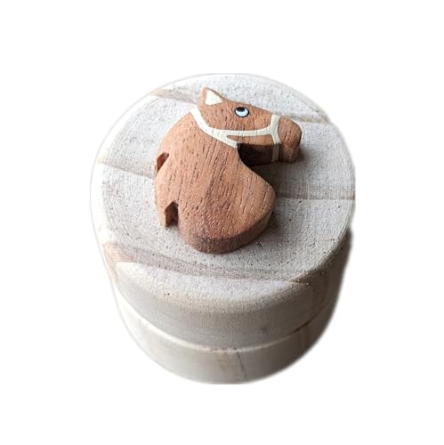 Ameisenkeks® Milchzahndose PFERD aus Holz - schöne Aufbewahrungsbox von Ameisenkeks