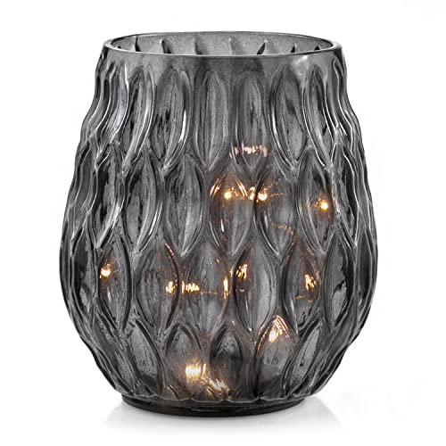 AmeliaHome LED Deko Glas Leuchten Stimmungsbeleuchtung aus Glas Madrid Schwarz AmeliaHome LED Deko Glas Leuchten Stimmungsbeleuchtung aus Glas Madrid Schwarz von AmeliaHome