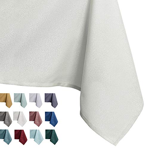 AmeliaHome Tischdecke 120x200 cm Tischtuch Tafeldecke Fleckschutz Lotuseffekt Abwaschbar Wasserabweisend Glänzend Glatt Empire Ecru AmeliaHome Tischdecke 120x200 cm Tischtuch Tafeldecke Fleckschutz Lotuseffekt Abwaschbar Wasserabweisend Glänzend Glatt Empire Ecru von AmeliaHome