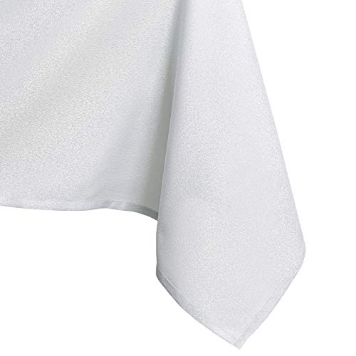 AmeliaHome Tischdecke 120x260 cm Tischtuch Tafeldecke Fleckschutz Lotuseffekt Abwaschbar Wasserabweisend Glänzend Glatt Empire weiß AmeliaHome Tischdecke 120x260 cm Tischtuch Tafeldecke Fleckschutz Lotuseffekt Abwaschbar Wasserabweisend Glänzend Glatt Empire weiß von AmeliaHome