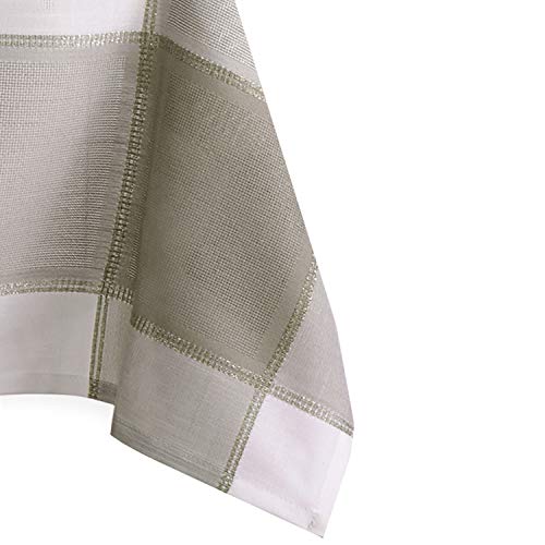 AmeliaHome Tischdecke 140 x 240 cm Leinenoptik zarte Musterung goldene Fäden beige weiß Sevran AmeliaHome Tischdecke 140 x 240 cm Leinenoptik zarte Musterung goldene Fäden beige weiß Sevran von AmeliaHome