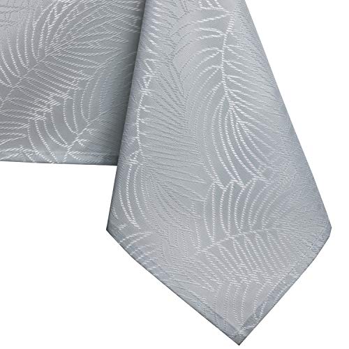 AmeliaHome Tischdecke 140x220 cm Tischtuch Tafeldecke Fleckschutz Lotuseffekt Abwaschbar Wasserabweisend Ornament Gaia Silber AmeliaHome Tischdecke 140x220 cm Tischtuch Tafeldecke Fleckschutz Lotuseffekt Abwaschbar Wasserabweisend Ornament Gaia Silber von AmeliaHome