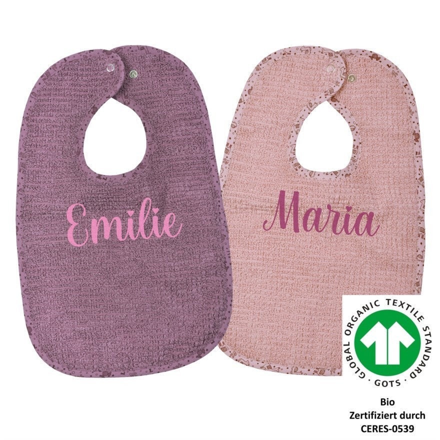 Lätzchen Mit Name Personalisiert, Bio-Baumwolle, Geschenk Baby, Zur Geburt, Taufe, Babygeschenk, Druckknopflatz Lätzchen Mit Name Personalisiert, Bio-Baumwolle, Geschenk Baby, Zur Geburt, Taufe, Babygeschenk, Druckknopflatz von AmeliesweltGeschenke