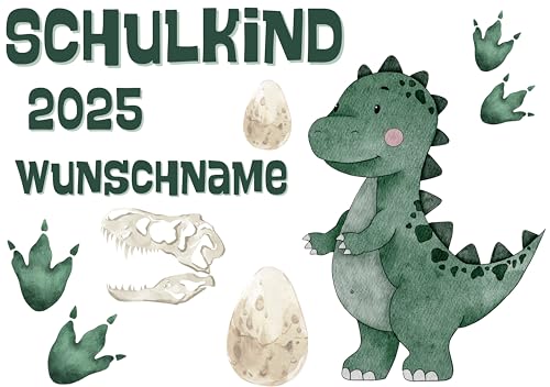 Personalisierbares Bügelbild Set für Textilien,Schulkind 2025,Wunschname,personalisiert,Kinder,Einschulung,Dinosaurier,Dino,Schulstart,Schule,T-Shirts,Turnbeutel,Schultüten,Aufbügler,Geschenk Personalisierbares Bügelbild Set für Textilien,Schulkind 2025,Wunschname,personalisiert,Kinder,Einschulung,Dinosaurier,Dino,Schulstart,Schule,T-Shirts,Turnbeutel,Schultüten,Aufbügler,Geschenk von Ameloua