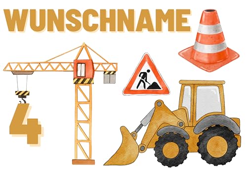 Personalisiertes Bügelbild Set für Textilien,Geburtstag,Wunschname,Wunschzahl,personalisiert,Kinder,Baustelle, Bagger,Kran,Baustellenfahrzeug,T-Shirts,DIY-Projekte,Geschenke,1,2,3,4,5,6,7,8,9,10... Personalisiertes Bügelbild Set für Textilien,Geburtstag,Wunschname,Wunschzahl,personalisiert,Kinder,Baustelle, Bagger,Kran,Baustellenfahrzeug,T-Shirts,DIY-Projekte,Geschenke,1,2,3,4,5,6,7,8,9,10... von Ameloua