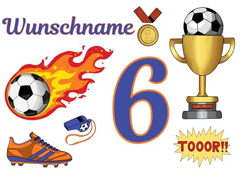 Personalisiertes Bügelbild Set für Textilien,Geburtstag,Wunschname,Wunschzahl,personalisiert,Kinder,Fußball,Tor,Turnschuh,Pokal, Trillerpfeife,T-Shirts,DIY-Projekte,Geschenke,1,2,3,4,5,6,7,8,9,10 Personalisiertes Bügelbild Set für Textilien,Geburtstag,Wunschname,Wunschzahl,personalisiert,Kinder,Fußball,Tor,Turnschuh,Pokal, Trillerpfeife,T-Shirts,DIY-Projekte,Geschenke,1,2,3,4,5,6,7,8,9,10 von Ameloua