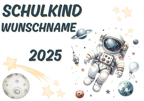 Personalisiertes Bügelbild Set für Textilien,Schulkind 2025,Wunschname,personalisiert,Kinder,Einschulung,Astronaut,Weltraum,Planeten,Schulstart,T-Shirts,Turnbeutel,Schultüte,Aufbügler,Geschenk Personalisiertes Bügelbild Set für Textilien,Schulkind 2025,Wunschname,personalisiert,Kinder,Einschulung,Astronaut,Weltraum,Planeten,Schulstart,T-Shirts,Turnbeutel,Schultüte,Aufbügler,Geschenk von Ameloua