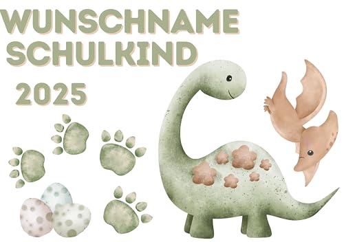 Personalisiertes Bügelbild Set für Textilien,Schulkind 2025,Wunschname,personalisiert,Kinder,Einschulung,Dinosaurier,Dino,Schulstart,Schule,T-Shirts,Turnbeutel,Schultüten,Aufbügler,Geschenk Personalisiertes Bügelbild Set für Textilien,Schulkind 2025,Wunschname,personalisiert,Kinder,Einschulung,Dinosaurier,Dino,Schulstart,Schule,T-Shirts,Turnbeutel,Schultüten,Aufbügler,Geschenk von Ameloua