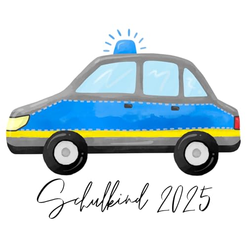 Schulkind 2025 Bügelbilder Set Textilien, zum aufbügeln, Dino, Bagger, Traktor, Rakete, Polizei, Bügelbild Schultüte, Erster Schultag Einschulung (2) von Ameloua