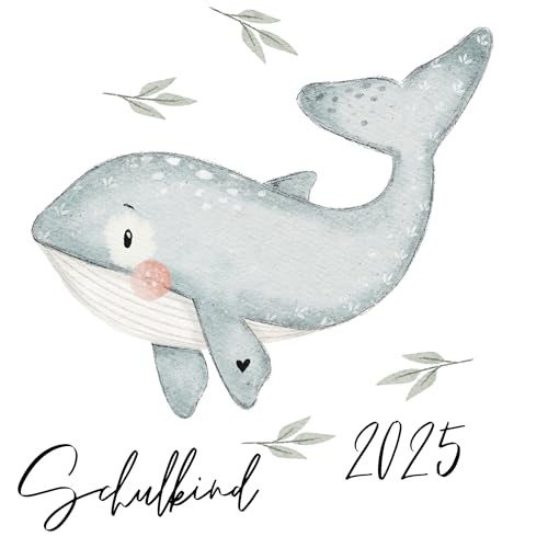 Schulkind 2025 Bügelbilder Set Textilien, zum aufbügeln, Wal, Boot, Panda, Koala, Schmetterling, Bügelbild Schultüte, Erster Schultag Einschulung (3) von Ameloua
