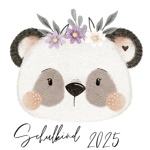 Schulkind 2025 Bügelbilder Set Textilien, zum aufbügeln, Wal, Boot, Panda, Koala, Schmetterling, Bügelbild Schultüte, Erster Schultag Einschulung (6) von Ameloua