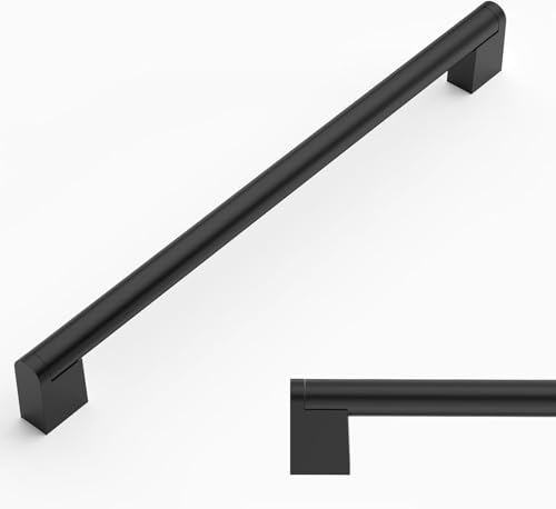 Amerdeco 10 Stück Möbelgriffe Edelstahl Schwarz 256mm Lochabstand Schrankgriffe für Küche, Schubladen & Kleiderschrank UK0038 Amerdeco 10 Stück Möbelgriffe Edelstahl Schwarz 256mm Lochabstand Schrankgriffe für Küche, Schubladen & Kleiderschrank UK0038 von Amerdeco