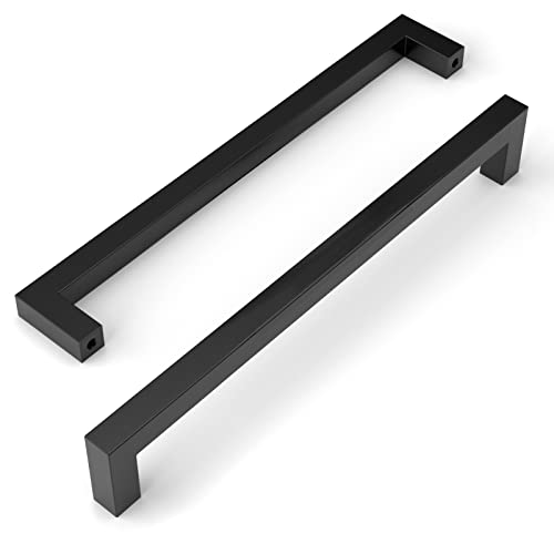 Amerdeco 5 Stück Möbelgriffe Schwarz Edelstahl-256mm Bohrlochabstand – Schrankgriffe, Küchengriffe, Schubladengriffe für Küchenschränke & Kleiderschränk Amerdeco 5 Stück Möbelgriffe Schwarz Edelstahl-256mm Bohrlochabstand – Schrankgriffe, Küchengriffe, Schubladengriffe für Küchenschränke & Kleiderschränk von Amerdeco